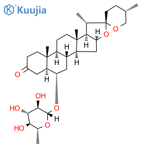 Solagenin 6-O-β-D-quinovopyranoside structure