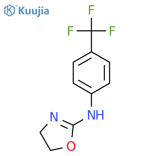 2-Oxazolamine, 4,5-dihydro-N-[4-(trifluoromethyl)phenyl]- structure