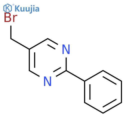 5-(Bromomethyl)-2-phenylpyrimidine structure