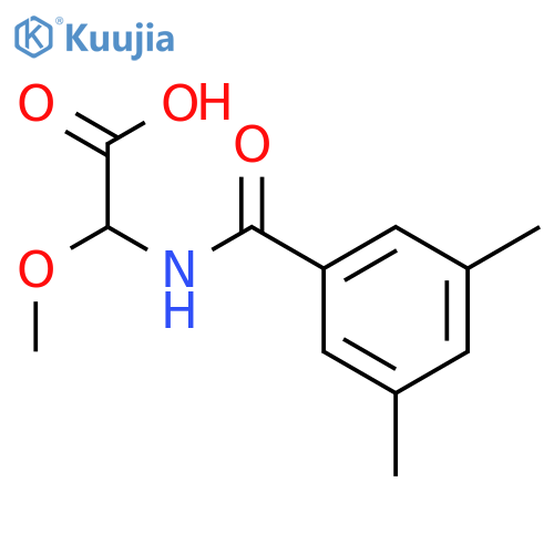 Acetic acid,[(3,5-dimethylbenzoyl)amino]methoxy- (9CI) structure