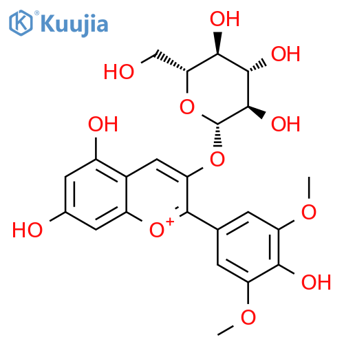 Malvidin 3-O-glucoside structure