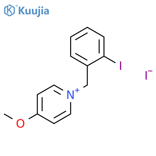 PYRIDINIUM, 1-[(2-IODOPHENYL)METHYL]-4-METHOXY-, IODIDE structure