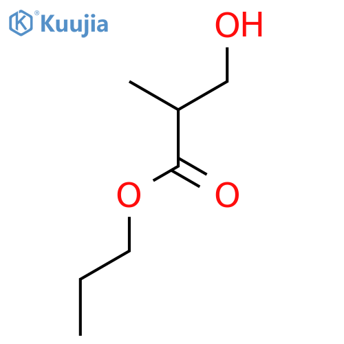 Propyl 3-hydroxy-2-methylpropanoate structure