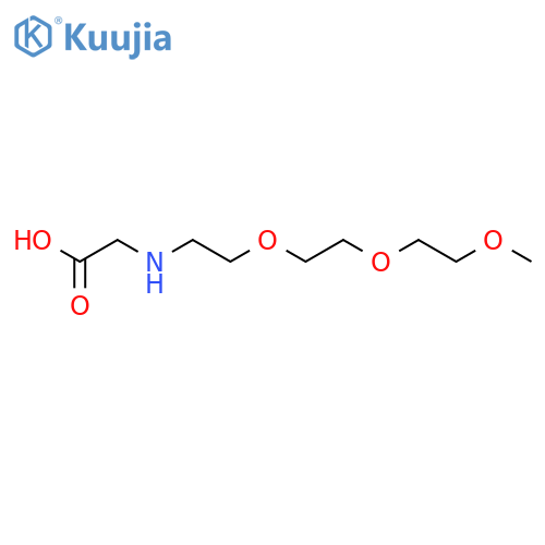 2,5,8-Trioxa-11-azatridecan-13-oic acid structure