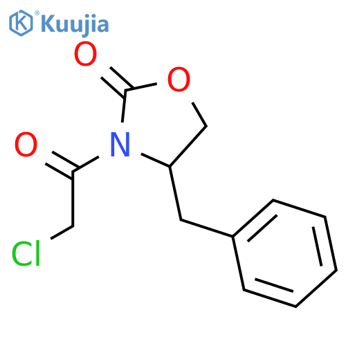 (R)-4-Benzyl-3-(2-chloroacetyl)oxazolidin-2-one structure