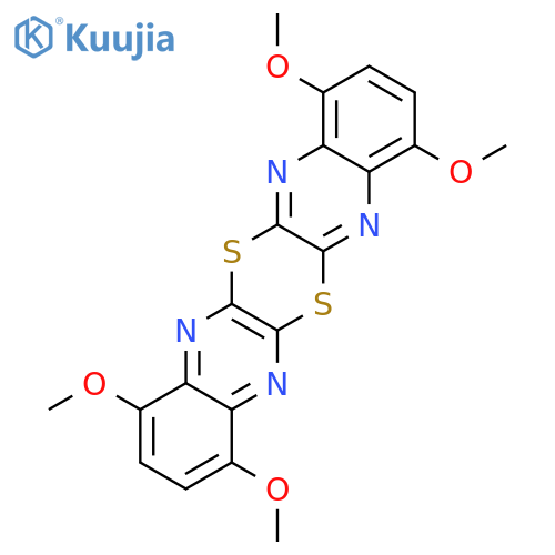 [1,4]Dithiino[2,3-b:5,6-b']diquinoxaline, 1,4,8,11-tetramethoxy- structure