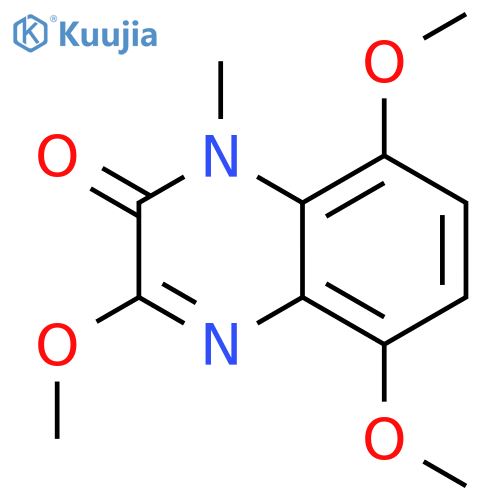 2(1H)-Quinoxalinone, 3,5,8-trimethoxy-1-methyl- structure