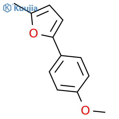 Furan, 2-(4-methoxyphenyl)-5-methyl- structure