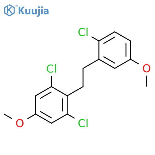 Benzene, 1,3-dichloro-2-[2-(2-chloro-5-methoxyphenyl)ethyl]-5-methoxy- structure