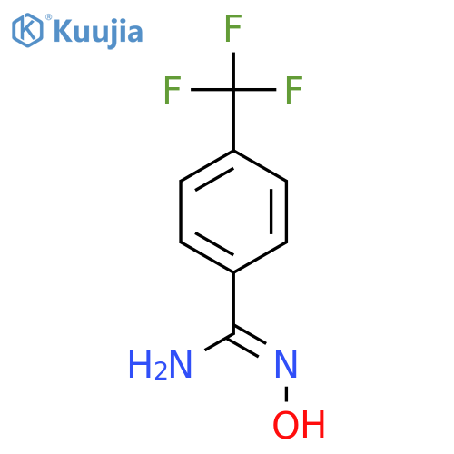 Benzenecarboximidamide,N'-hydroxy-4-(trifluoromethyl)-, (Z)- (9CI) structure