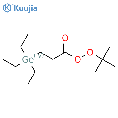 tert-Butyl 3-(triethylgermyl)propaneperoxoate structure