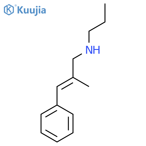 N-[(2E)-2-Methyl-3-phenylprop-2-enyl]-N-propyl-amine structure