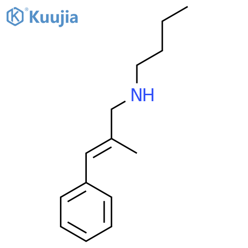 Butyl[(2E)-2-methyl-3-phenylprop-2-EN-1-YL]amine structure