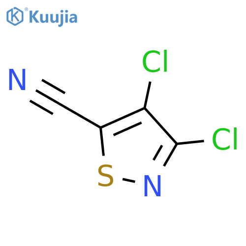 3,4-Dichloroisothiazole-5-carbonitrile structure