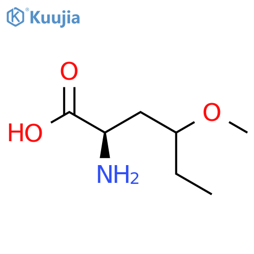 (2R)-2-amino-4-methoxyhexanoic acid structure