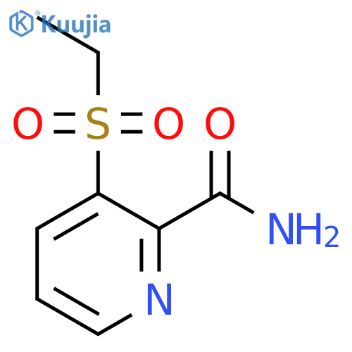 3-(Ethanesulfonyl)pyridine-2-carboxamide structure