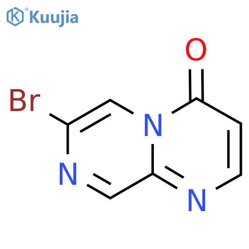 7-bromopyrazino[1,2-a]pyrimidin-4-one structure