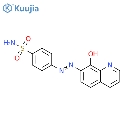 Benzenesulfonamide, 4-[(8-hydroxy-7-quinolinyl)azo]- structure