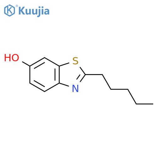 6-Benzothiazolol,2-pentyl- structure