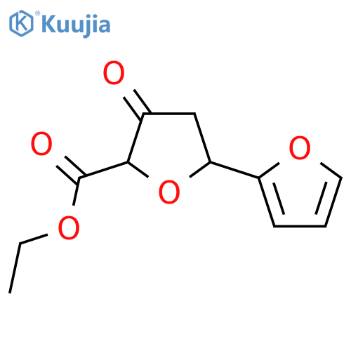 [2,2'-Bifuran]-5-carboxylic acid, 2,3,4,5-tetrahydro-4-oxo-, ethyl ester structure