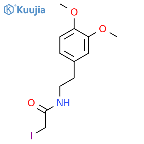N-(3,4-dimethoxyphenethyl)-2-iodoacetamide structure