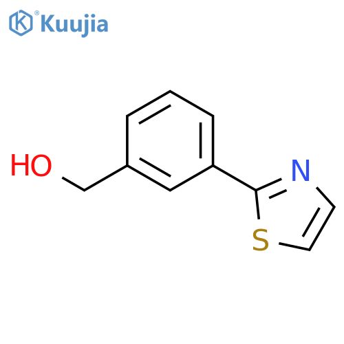 3-(1,3-thiazol-2-yl)phenylmethanol structure