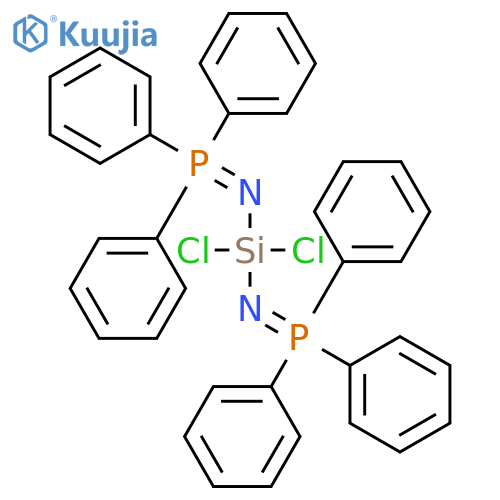 Silanediamine, 1,1-dichloro-N,N'-bis(triphenylphosphoranylidene)- structure
