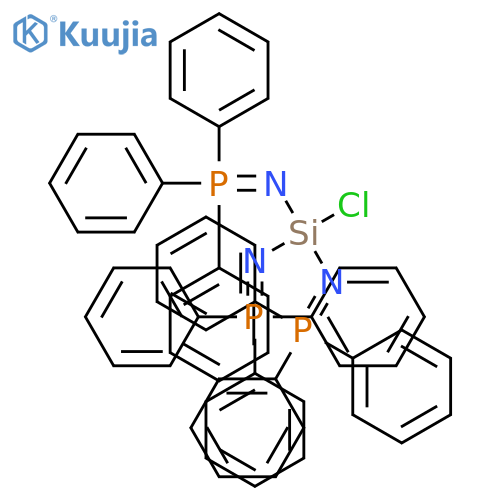Silanetriamine, 1-chloro-N,N',N''-tris(triphenylphosphoranylidene)- structure