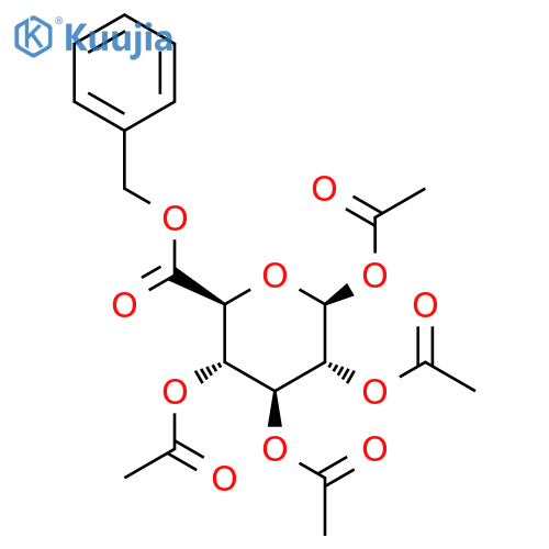 1,2,3,4-Tetra-O-acetyl-b-D-glucuronide benzyl ester structure