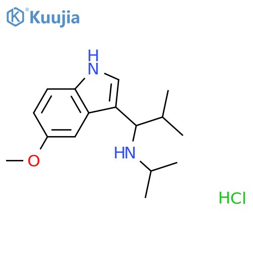 3-(5-methoxy-1H-indol-3-yl)-2-methyl-N-(propan-2-yl)propan-1-amine structure