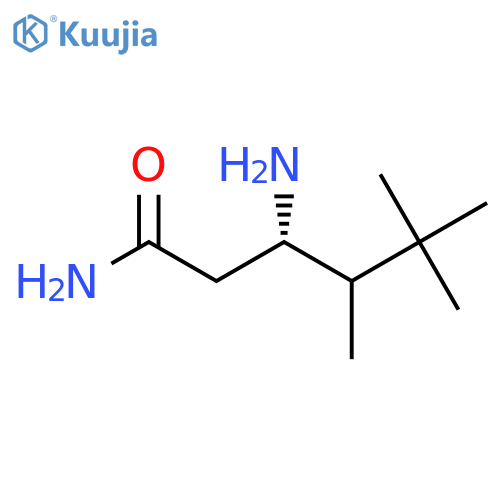 (3S)-3-amino-4,5,5-trimethylhexanamide structure