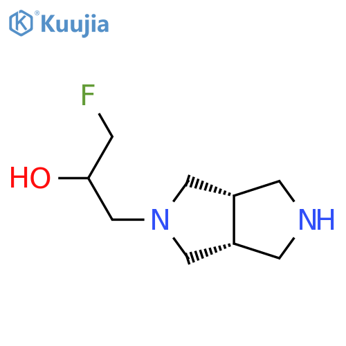 1-[(3aR,6aS)-octahydropyrrolo[3,4-c]pyrrol-2-yl]-3-fluoropropan-2-ol structure