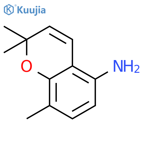 2H-1-Benzopyran-5-amine, 2,2,8-trimethyl- structure