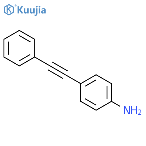 4-(2-phenylethynyl)aniline structure