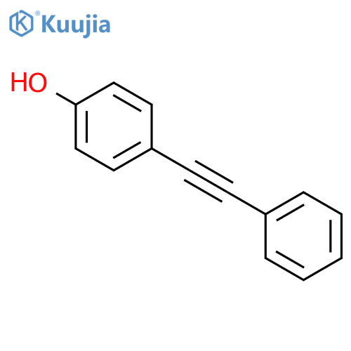 Phenol, 4-(phenylethynyl)- structure