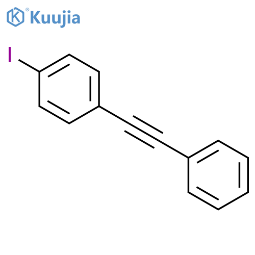 Benzene, 1-iodo-4-(phenylethynyl)- structure