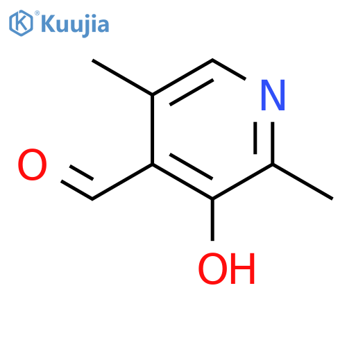 3-Hydroxy-2,5-dimethylpyridine-4-carboxaldehyde structure