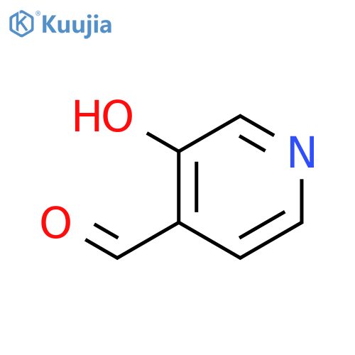 3-Hydroxypyridine-4-carboxaldehyde structure