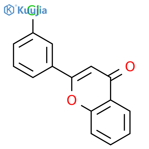 4H-1-Benzopyran-4-one, 2-(3-chlorophenyl)- structure