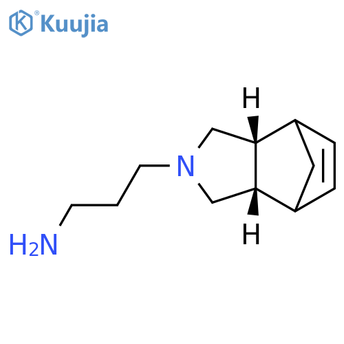 4,7-Methano-2H-isoindole-2-propanamine, 1,3,3a,4,7,7a-hexahydro-, (3aR,7aS)- structure