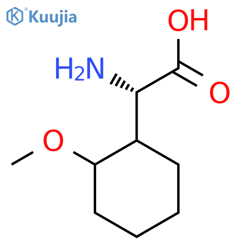 (2S)-2-Amino-2-(2-methoxycyclohexyl)acetic acid structure
