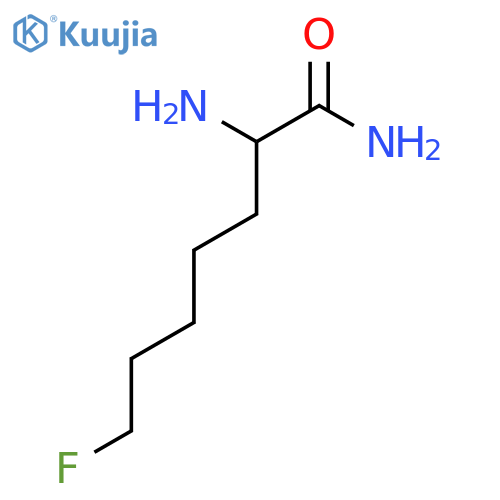 2-Amino-7-fluoroheptanamide structure