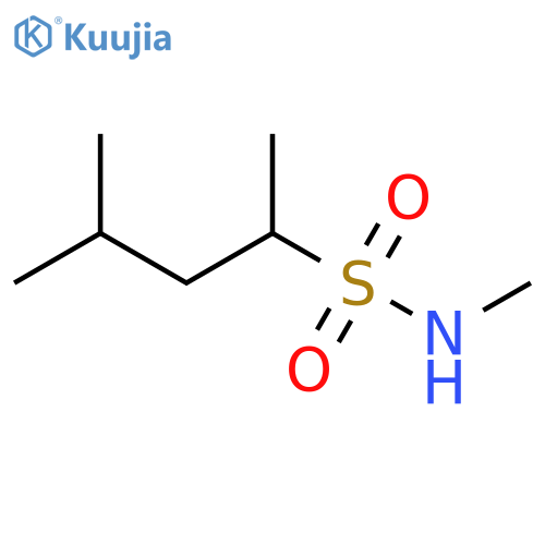 2-Pentanesulfonamide, N,4-dimethyl- structure