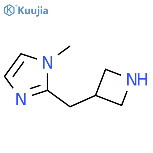 1H-Imidazole, 2-(3-azetidinylmethyl)-1-methyl- structure