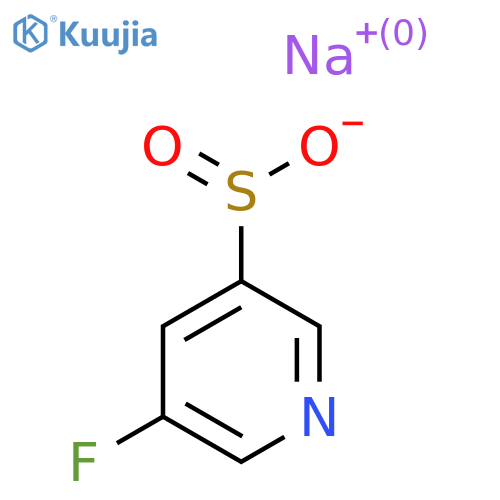 Sodium 5-fluoropyridine-3-sulfinate structure