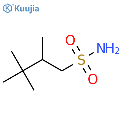 2,3,3-Trimethylbutane-1-sulfonamide structure