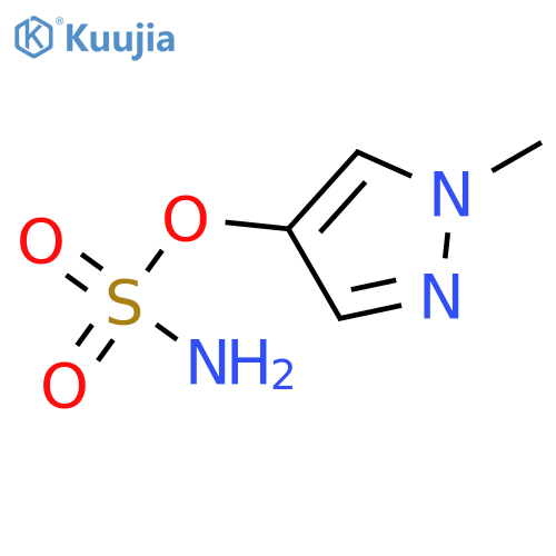 1-methyl-1H-pyrazol-4-yl sulfamate structure