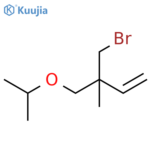 1-Butene, 4-bromo-3-methyl-3-[(1-methylethoxy)methyl]- structure