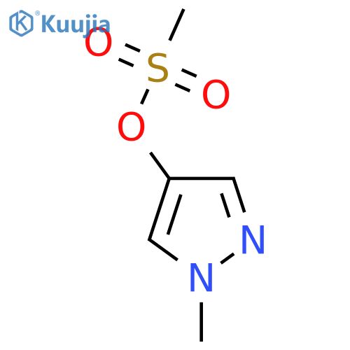 1-methyl-1H-pyrazol-4-yl methanesulfonate structure