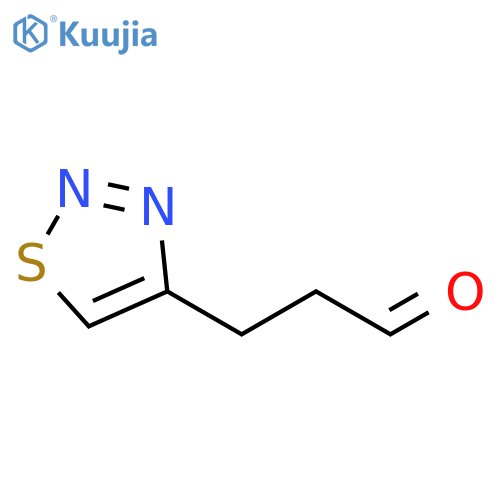 1,2,3-Thiadiazole-4-propanal structure